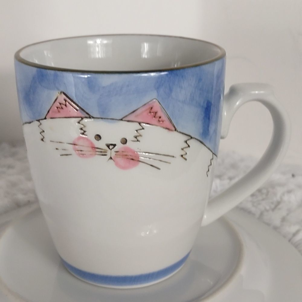Vtg. Nantucket "Fat Cat" Mug